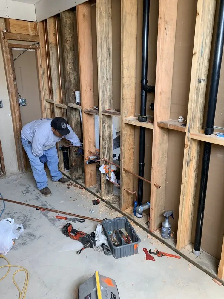 Commercial rough-in plumbing for Gas Line Repair in Heritage Village